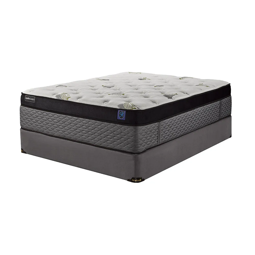 16" Memory Gel Euro Top Pocket Coil Mattress- Foam Encased- Model Winton Saphire