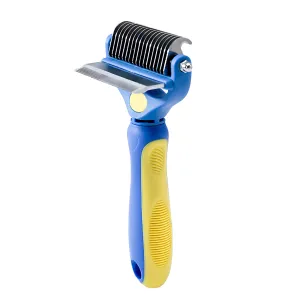 2 in 1 Dematting Comb & Undercoat Rake