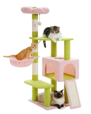 47.2" Flower Top Cat Tree Condo