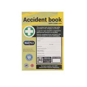 A5 Accident Book - GDPR Compliant - Medipro