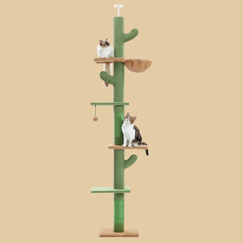 Adjustable Cat Tree Scratching Post - Cat Climbing Tower