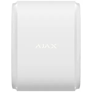 AJAX 42803.81.WH3 Wireless Outdoor Dual-Side Curtain-Type Motion Detector with Anti-Masking and Pet Immunity, White