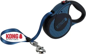 Alcott Kong Ultimate Retractable Dog Leash, Extra Large, Blue, 16' Long