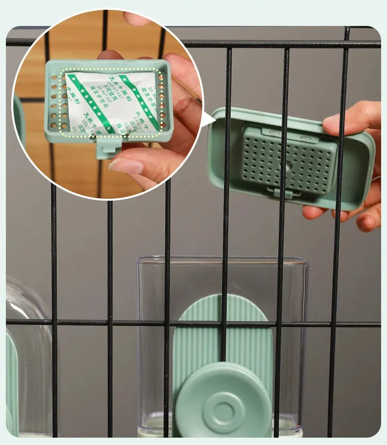 Automatic Pet Feeder and Water Dispenser for Small Dogs and Cats