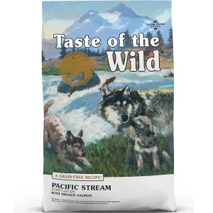 'BUNDLE DEAL/FREE TREAT': Taste of the Wild Pacific Stream PUPPY with Smoked Salmon Grain Free Dry Dog Food