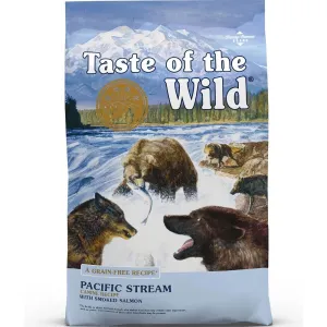 'BUNDLE DEAL/FREE TREAT': Taste of the Wild Pacific Stream with Smoked Salmon Grain Free Dry Dog Food