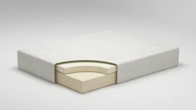 Chime 12 Inch Memory Foam Queen Mattress in a Box with Head-Foot Model-Good Queen Adjustable Base