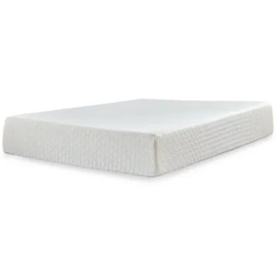 Chime 12 Inch Memory Foam Queen Mattress in a Box with Head-Foot Model-Good Queen Adjustable Base