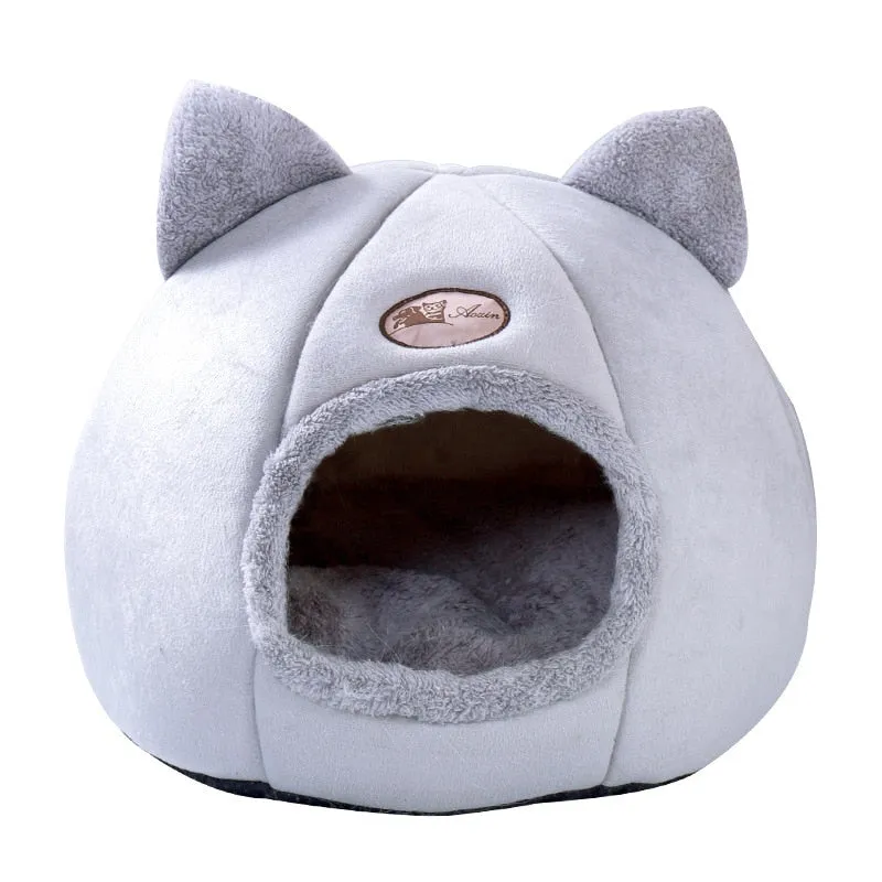 Deep sleep comfort in winter cat bed little dogs basket for cat‘s