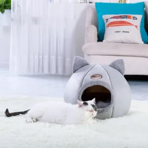 Deep sleep comfort in winter cat bed little dogs basket for cat‘s