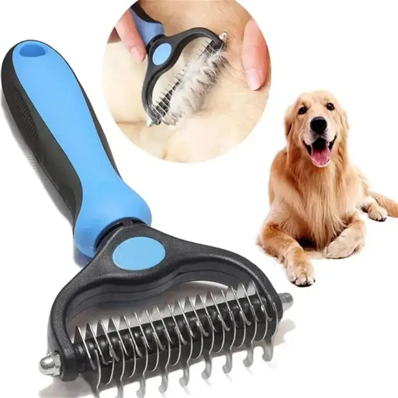 Double Sided Pet Grooming Hair Removal Tool