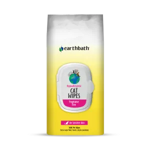 Earthbath Hypoallergenic Fragrance Free Grooming Cat Wipes