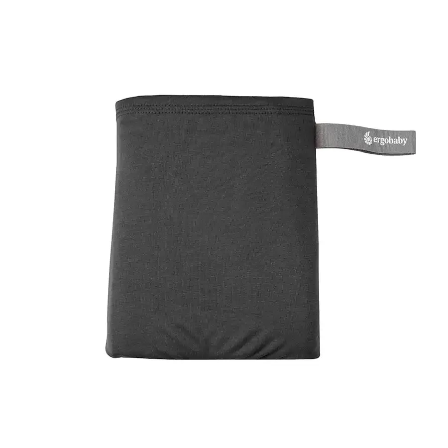 Ergobaby Aura Sustainably Sourced Knit Baby Wrap (Soft Black)