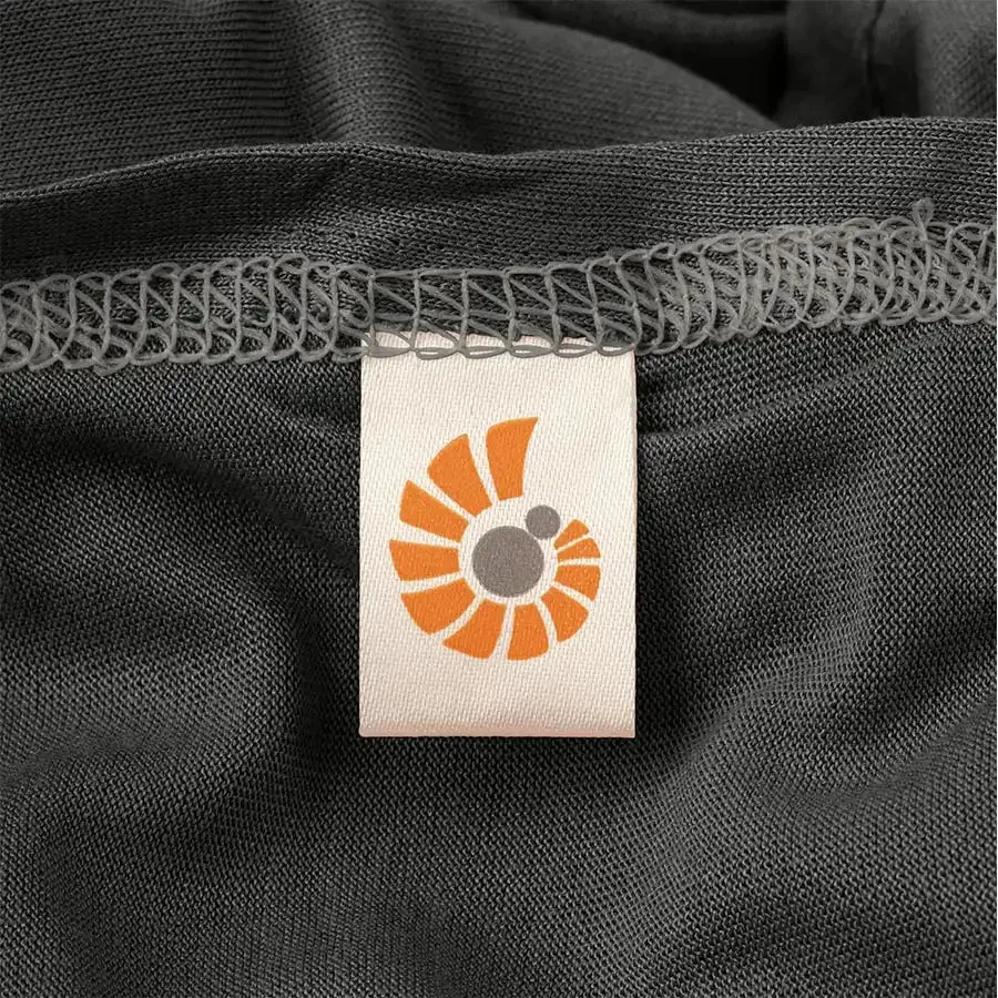Ergobaby Aura Sustainably Sourced Knit Baby Wrap (Soft Black)