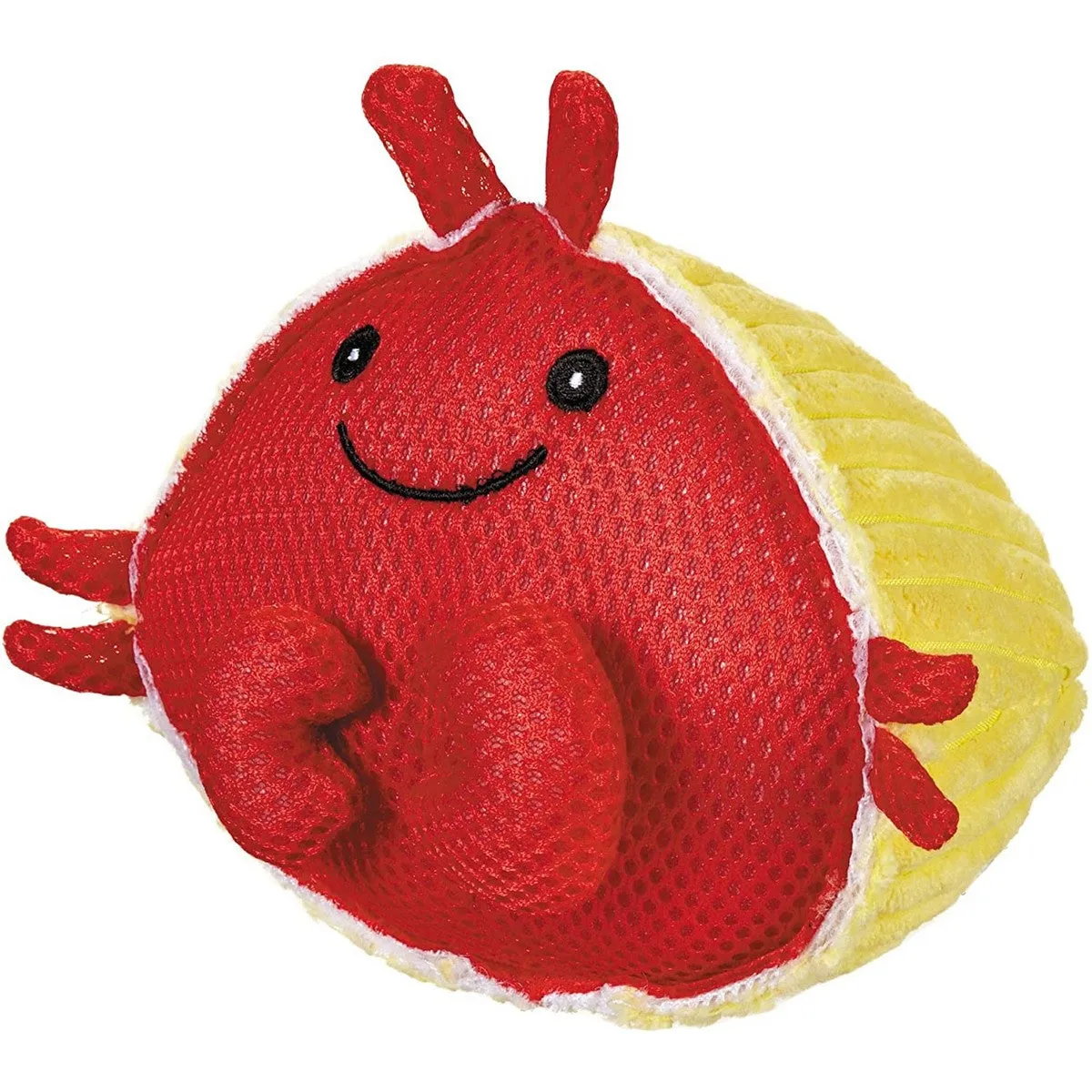 Grriggles Aqua Dudes Ball Shaped Hermit Crab Dog Chew Toy 6"