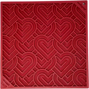 Heart Design "Love" eMat Lick Mat