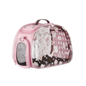 Ibiyaya Hello World Pet Carrier | Transparent Hard Rock