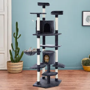 i.Pet Cat Tree Scratching Post - Furniture Wood [203cm]