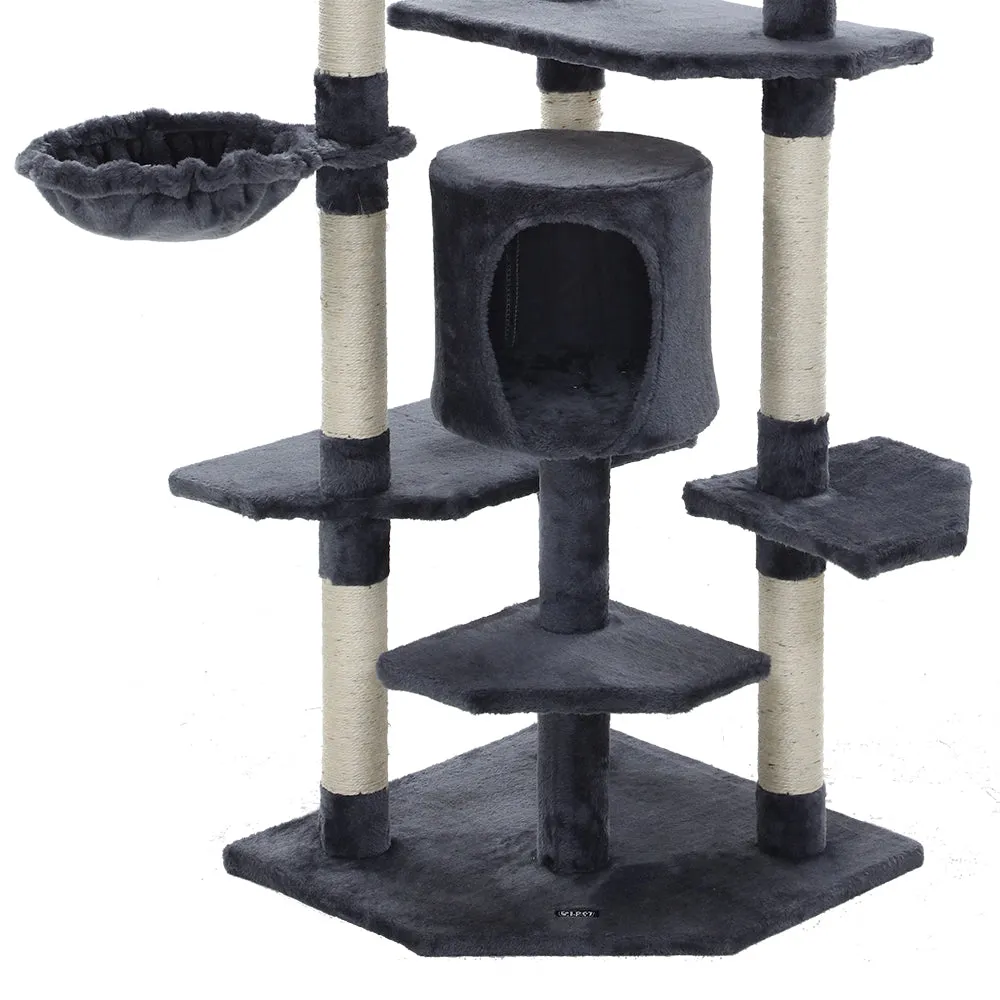 i.Pet Cat Tree Scratching Post - Furniture Wood [203cm]