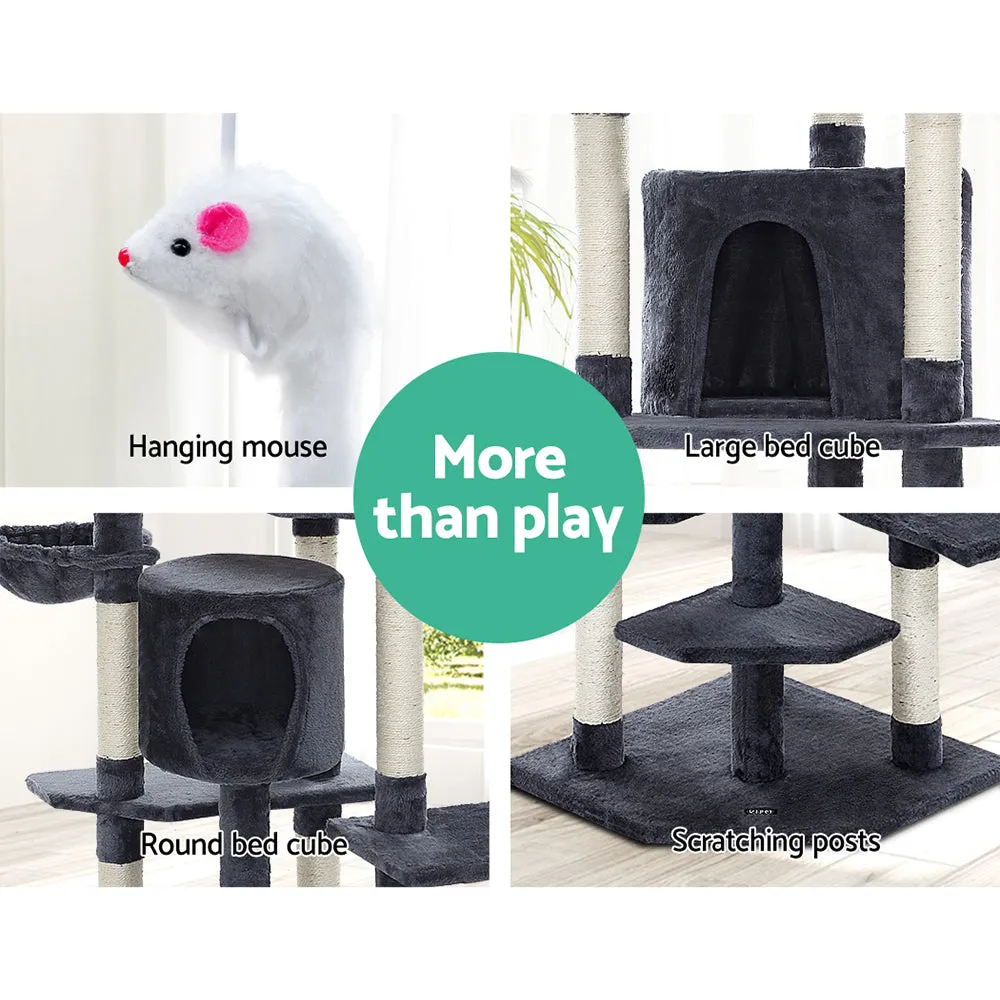 i.Pet Cat Tree Scratching Post - Furniture Wood [203cm]