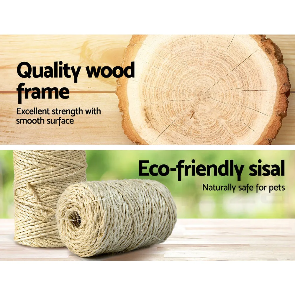 i.Pet Cat Tree Scratching Post - Furniture Wood [203cm]