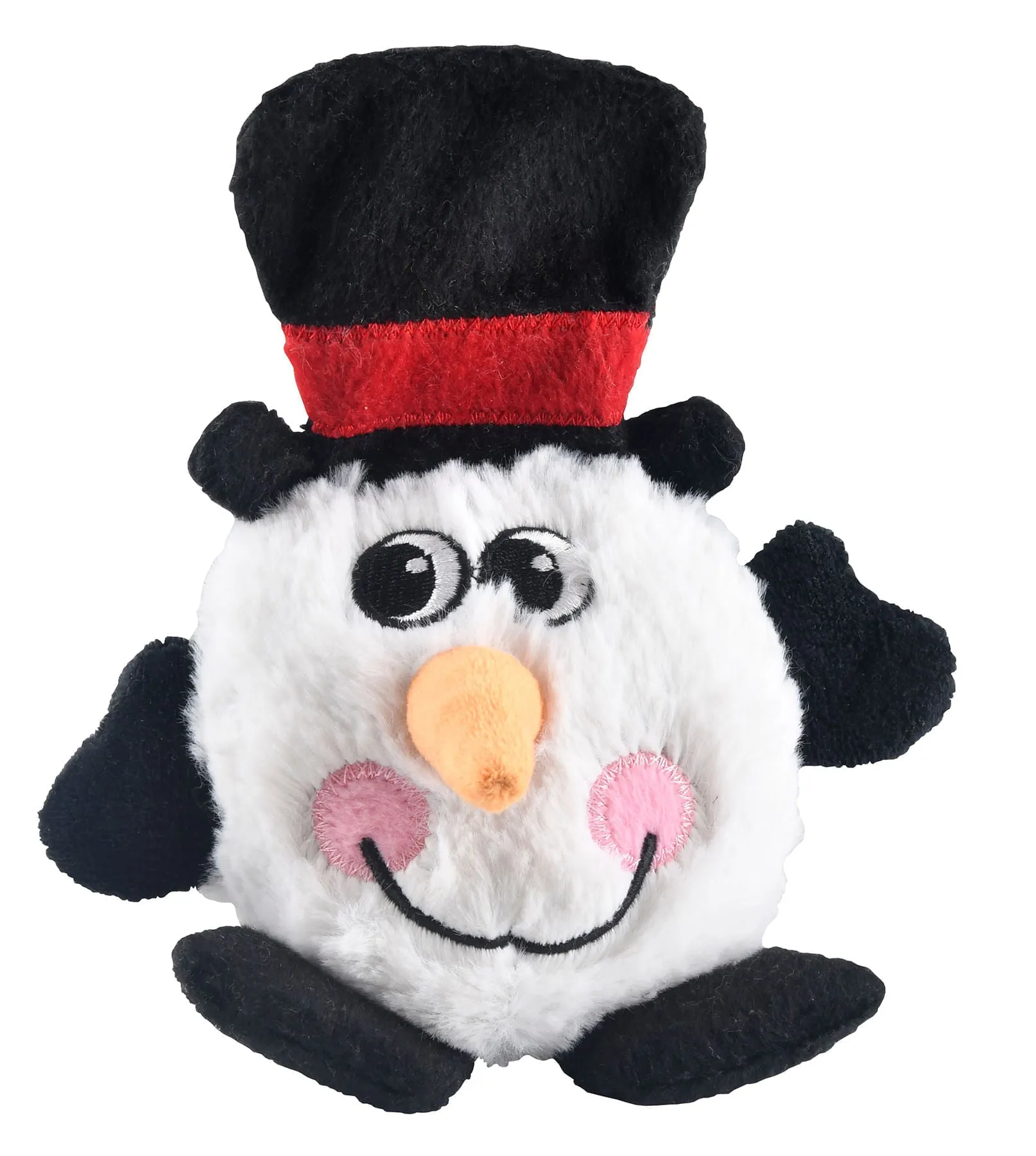 Jeffers Christmas Character Plush Orbs Squeaker Dog Toy