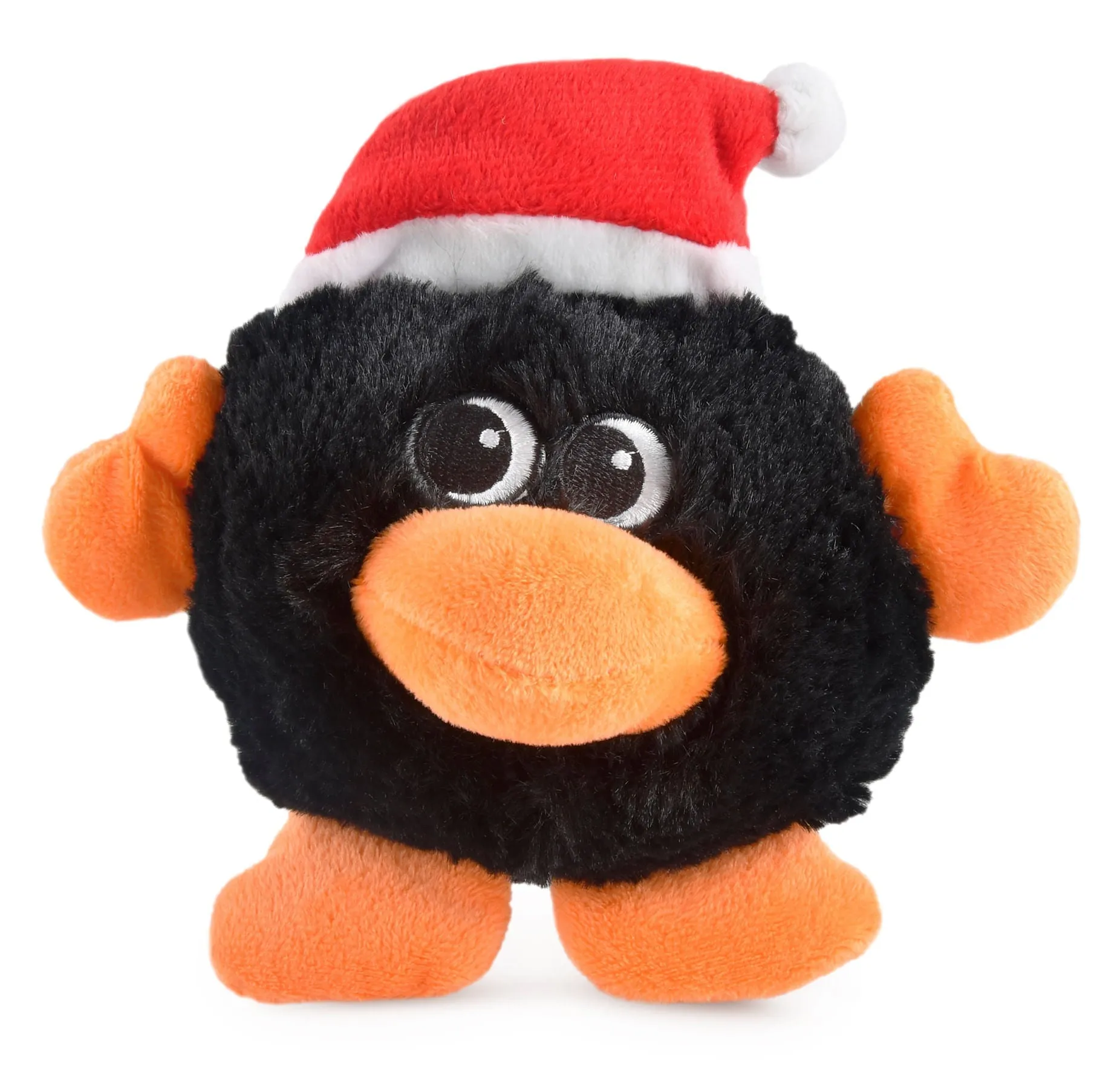 Jeffers Christmas Character Plush Orbs Squeaker Dog Toy