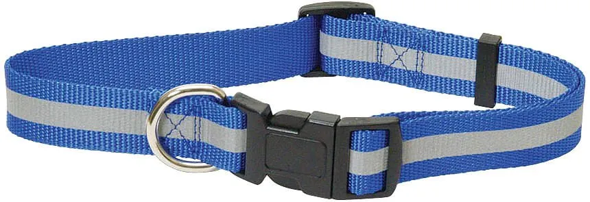 Jeffers Reflective 3/4"W Adjustable Dog Collars, 14"-22"L