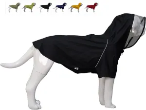 LoveLonglong Premium Waterproof Dog Raincoat with Reflective Safety Features Pet Raincoats for Large Medium Small Dogs Black XL