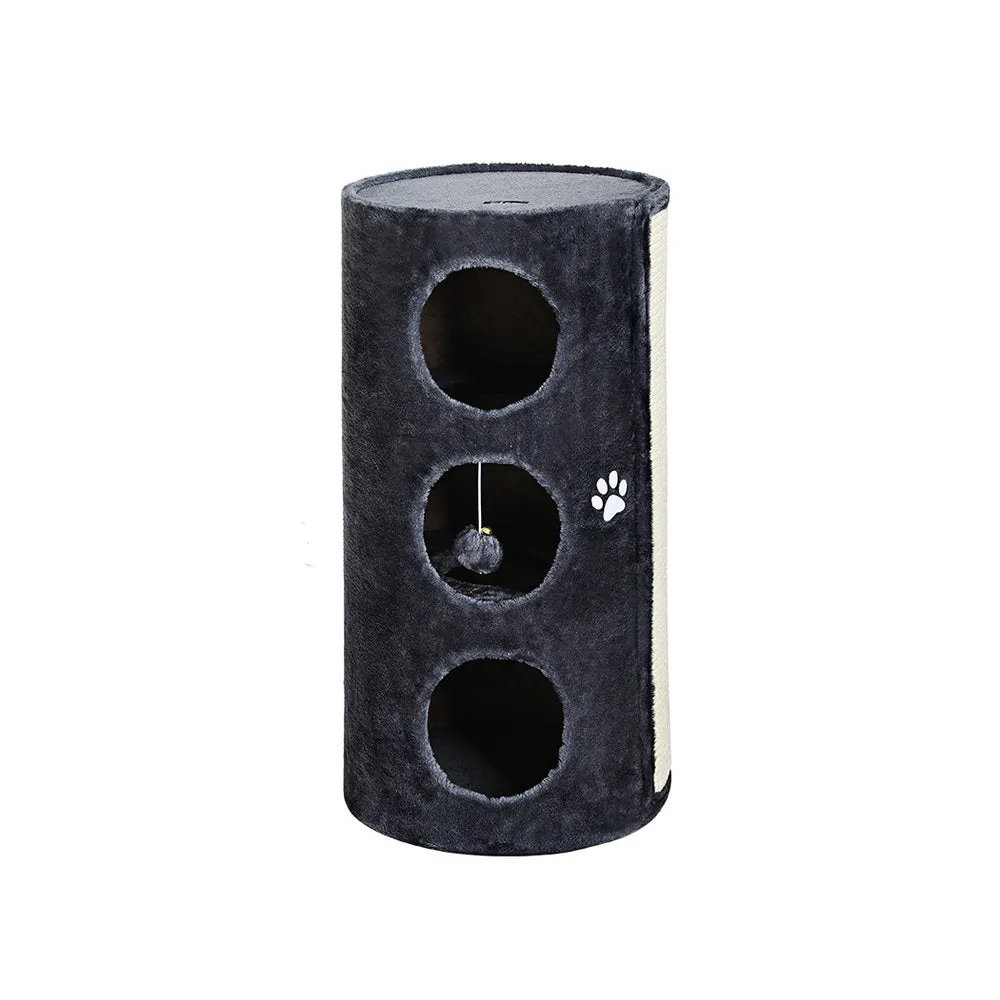 Multi-Level Wooden Cat Tree with Sisal Posts - i.Pet