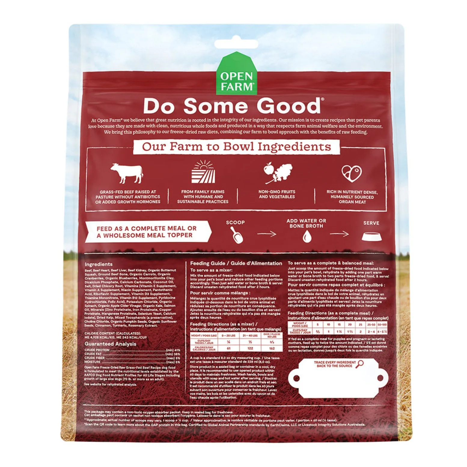Open Farm Freeze-Dried Grass-Fed Beef Morsels