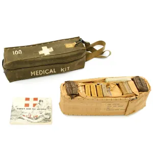 Original U.S. Korean and Vietnam War Air Force Medical Kit - Complete Unissued