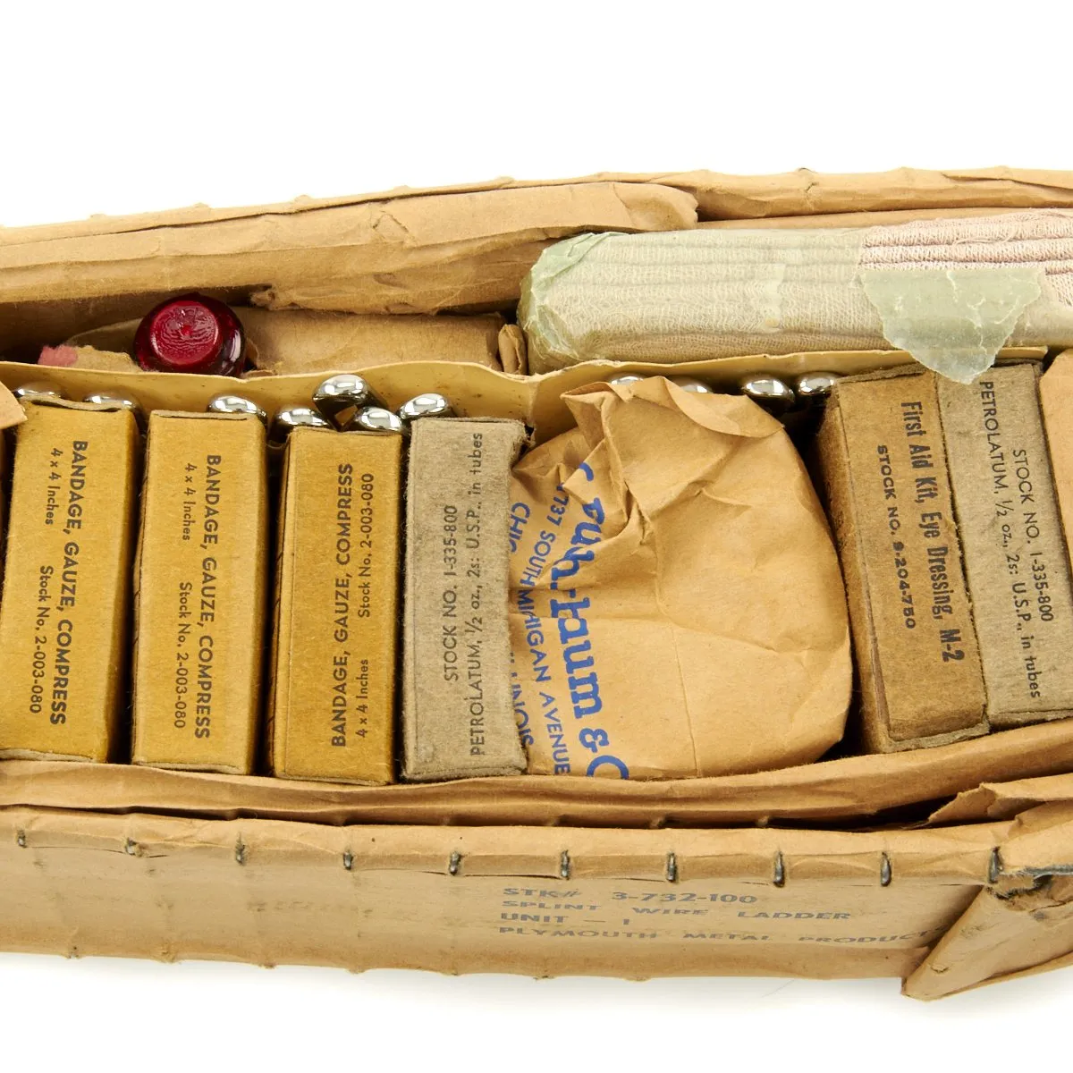 Original U.S. Korean and Vietnam War Air Force Medical Kit - Complete Unissued