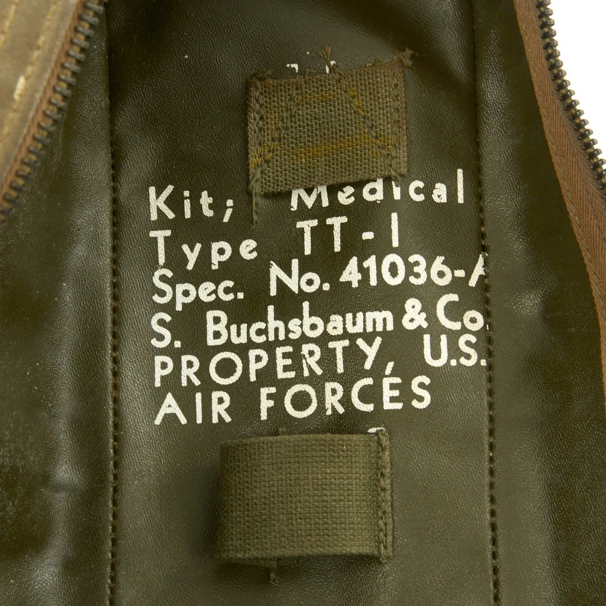 Original U.S. Korean and Vietnam War Air Force Medical Kit - Complete Unissued
