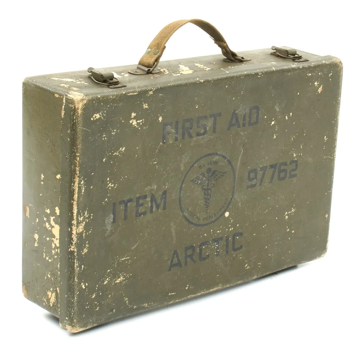 Original U.S. WWII Medical Arcitc First Aid Kit Case