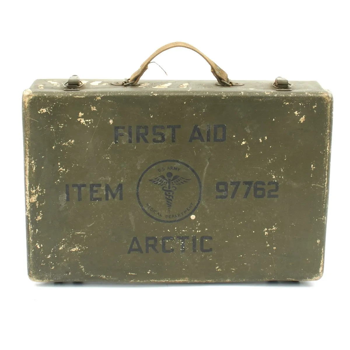 Original U.S. WWII Medical Arcitc First Aid Kit Case