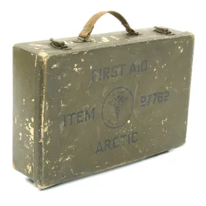 Original U.S. WWII Medical Arcitc First Aid Kit Case