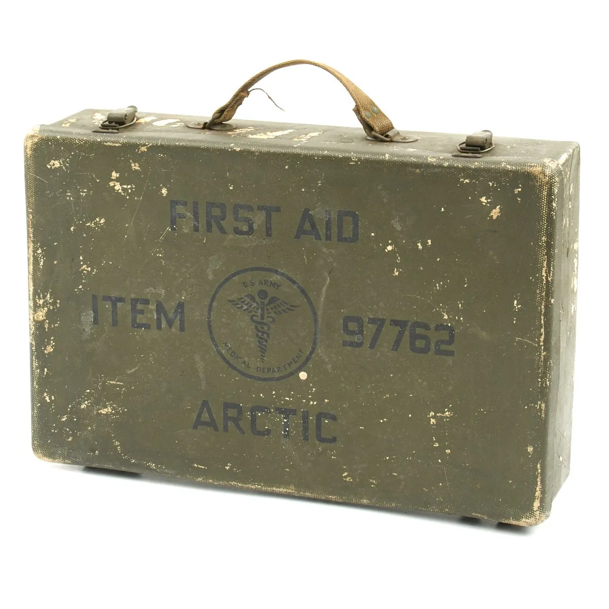 Original U.S. WWII Medical Arcitc First Aid Kit Case