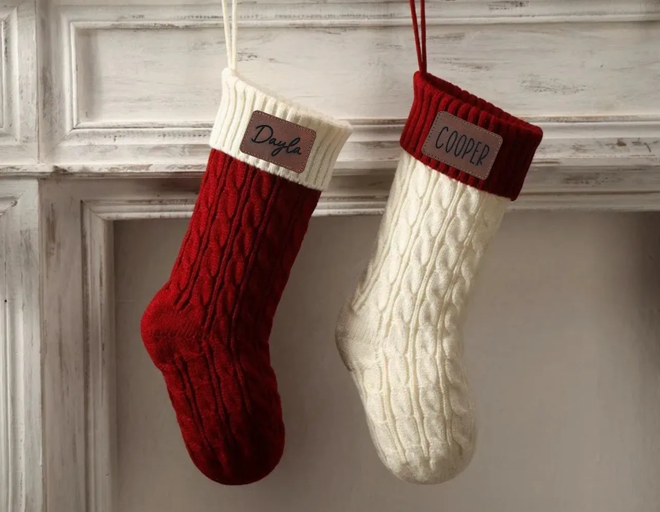 Personalized Knit Stockings