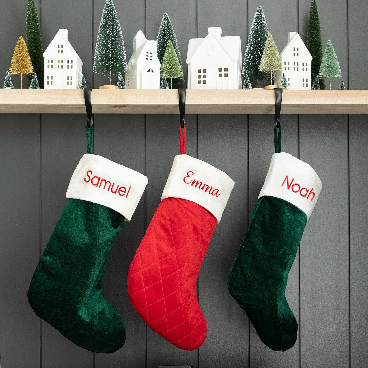 Personalized Velvet Christmas Stockings