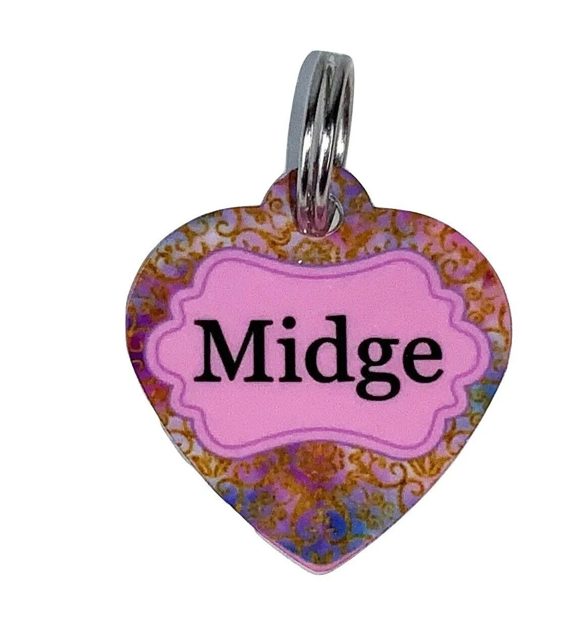 Pet ID Tag Care Bears Personalized Custom Double Sided Pet Tag w/name & number Petcollarshandmade