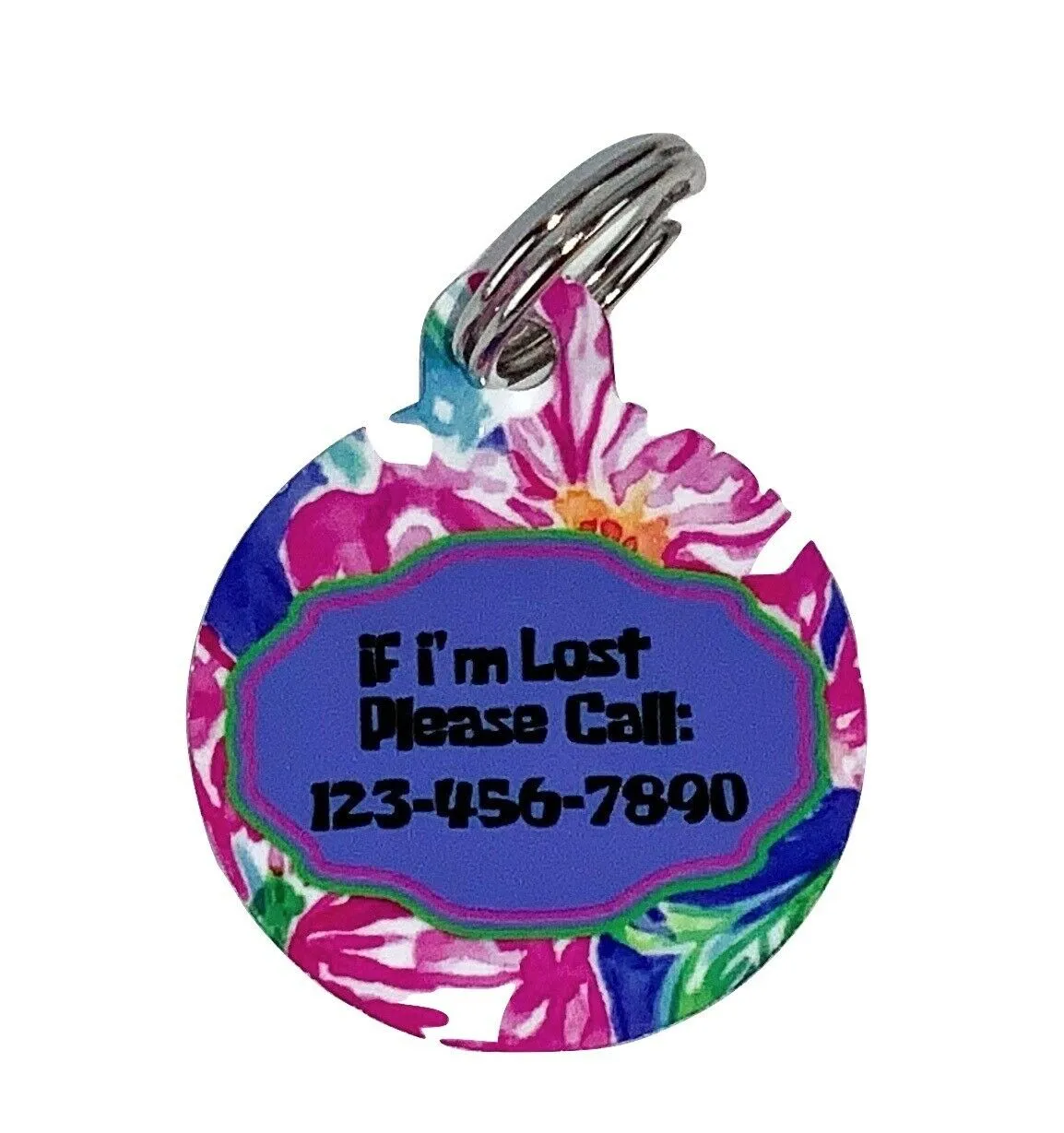 Pet ID Tag GOOFY Personalized Custom Double Sided Pet Tag w/name/number Petcollarshandmade