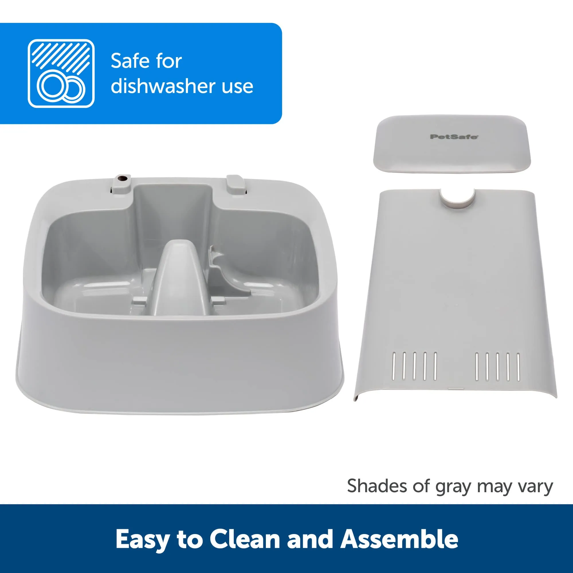 PetSafe 2 Gallon Automatic Water Fountain for Cats, Dogs - With Pump, Filter, Dishwasher Safe