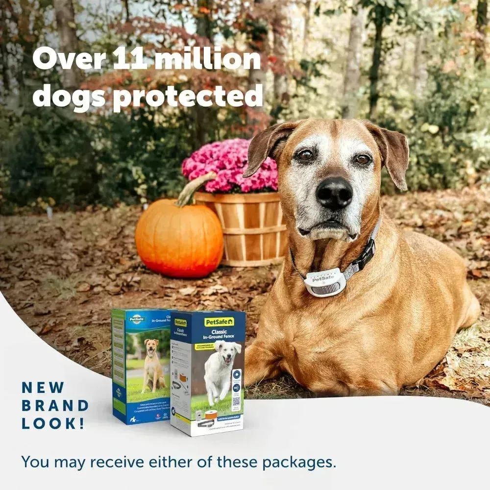 PetSafe In-Ground Dog Fence, Expandable, Waterproof & Rechargeable Collar