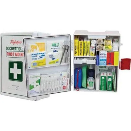 Trafalgar First Aid Kit National Workplace Wall Mount ABS Case