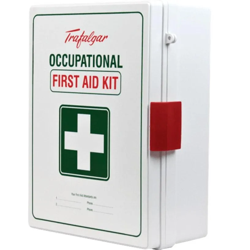 Trafalgar First Aid Kit National Workplace Wall Mount ABS Case