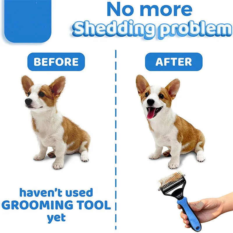 Undercoat Hair Grooming Brush For Dogs or Cats