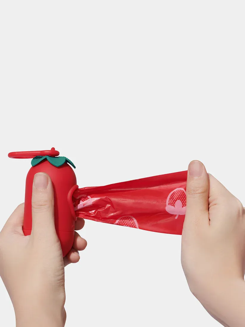 Vetreska - Strawberry Scented Poop Bag Dispenser (with 1 Roll)