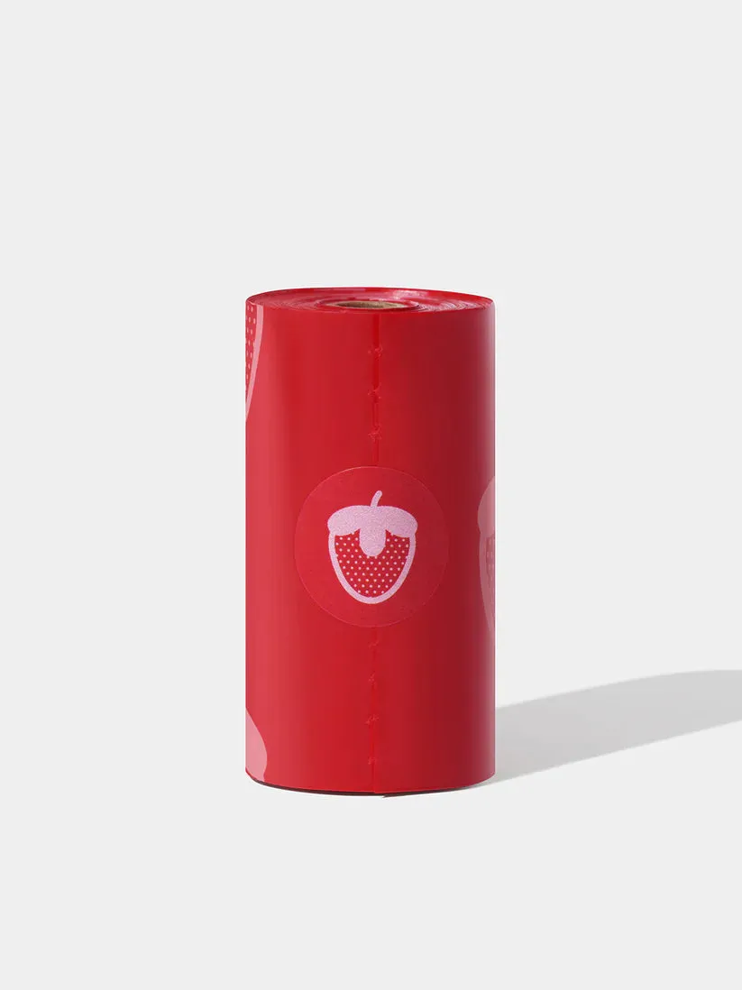 Vetreska - Strawberry Scented Poop Bag Dispenser (with 1 Roll)