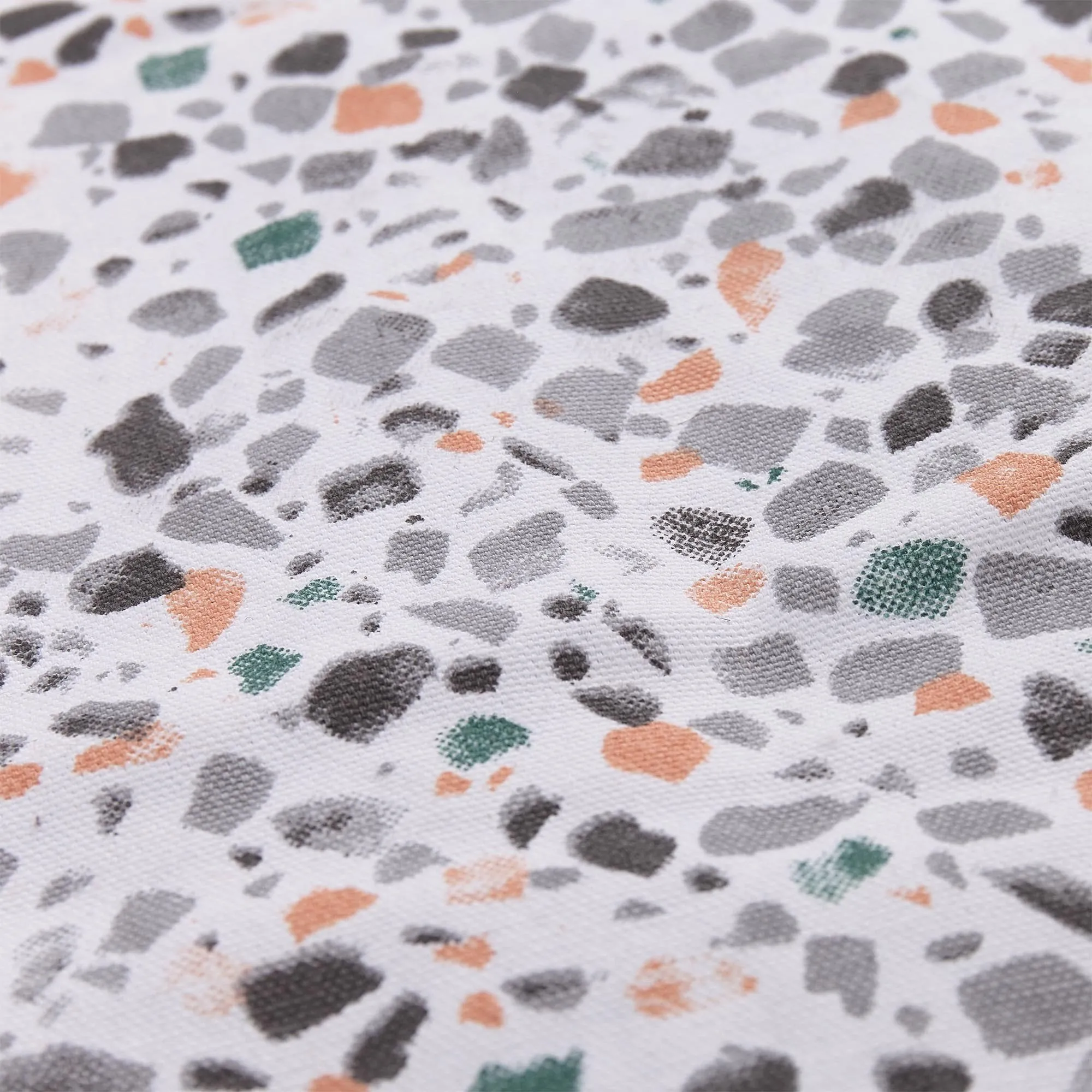 Visso Picnic Blanket [Green grey/Light papaya/Charcoal/Papaya]
